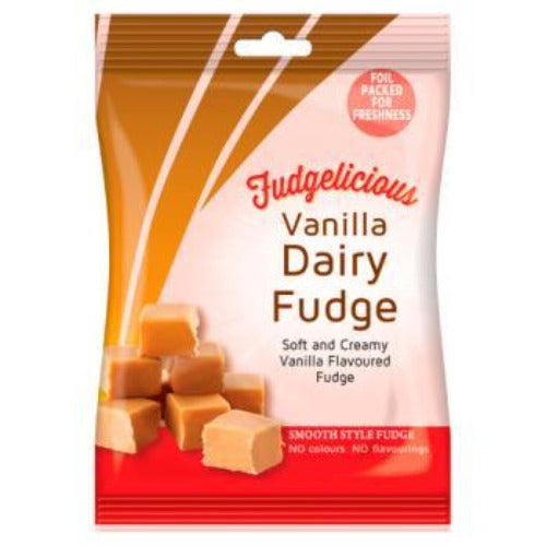 Ryedale Farm Fudgelicious Vanilla Dairy Fudge 220g Sweets, Mints & Chewing Gum Ryedale Farm   
