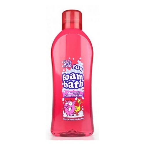 Kids Zone Foam Bath Cherry & Almond Blast 1 Litre Bath Salts & Bombs Kids Zone   