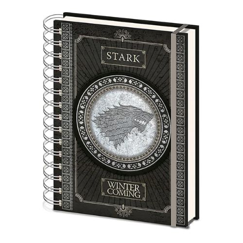 Game of Thrones Stark A5 Premium Notebook Notebooks Pyramid international   