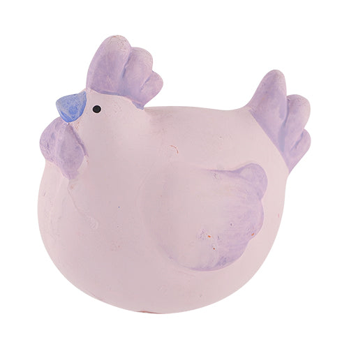 Lilac Chicken Garden Ornament With Jewel Garden Ornaments PMS   