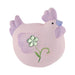 Lilac Chicken Garden Ornament With Jewel Garden Ornaments PMS   
