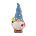 Tall Summer Garden Gnome Assorted Colours 23cm Garden Decor FabFinds Blue Hat  