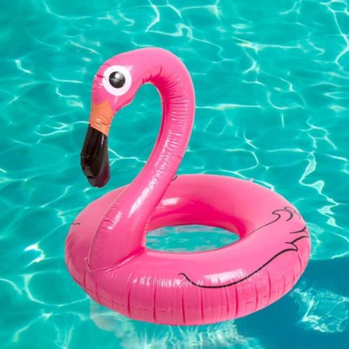 Wild 'N Wet Giant Flamingo Swim Ring 90cm Kids Outdoor Activities Wild 'n Wet   