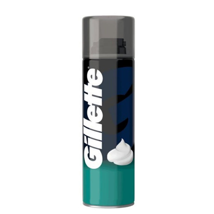 Gillette Classic Sensitive Shaving Foam 200ml Shaving & Hair Removal Gillette   