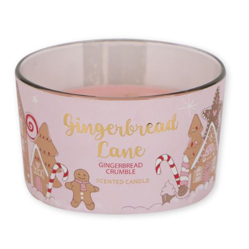 Gingerbread Crumble Christmas Scented Candle 12oz Candles FabFinds   