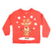 Girls Red Ruldolph Christmas Jumper Assorted Sizes christmas FabFinds 5-6 yrs  