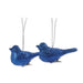 Glitter Bird Christmas Decorations Christmas Baubles, Ornaments & Tinsel FabFinds Blue  