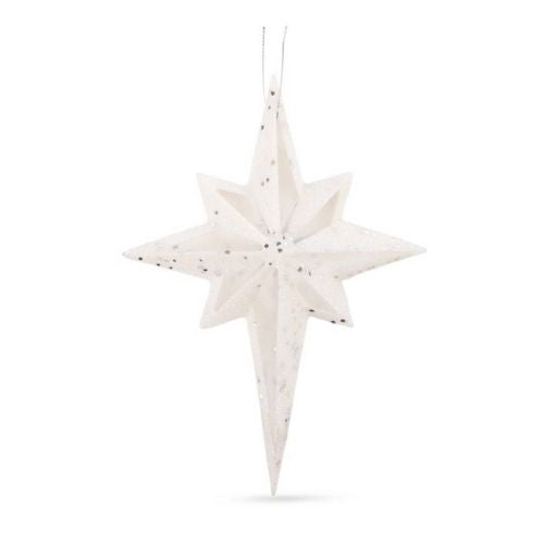 Hanging Star Christmas Decoration Assorted Colours Christmas Baubles, Ornaments & Tinsel FabFinds White  