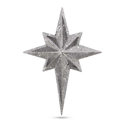 Hanging Star Christmas Decoration Assorted Colours Christmas Baubles, Ornaments & Tinsel FabFinds Silver  
