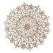 Glitter Snowflake Christmas Decoration 34cm Assorted Colours Christmas Festive Decorations FabFinds Gold  