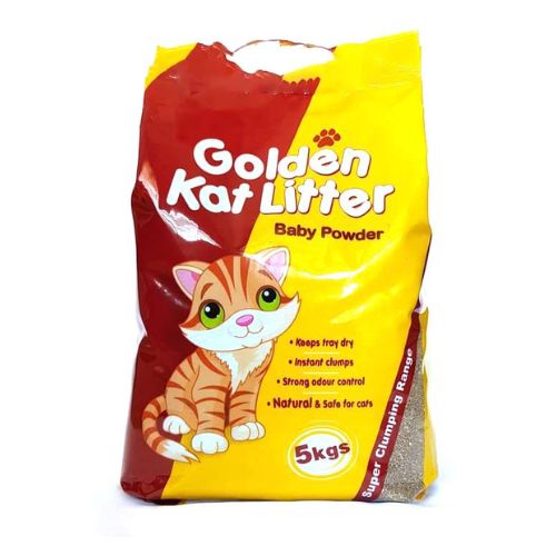 Golden Cat Litter Super Clumping Range 5kg Cat Litter ashapura   
