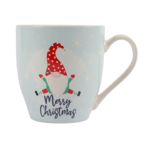 Light Blue Merry Christmas Gonk Hugga Mug Mugs FabFinds   