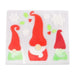 Christmas Gonk Gel Stickers Assorted Colours Christmas Decorations FabFinds Red Hat  