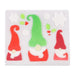 Christmas Gonk Gel Stickers Assorted Colours Christmas Decorations FabFinds Green Hat  