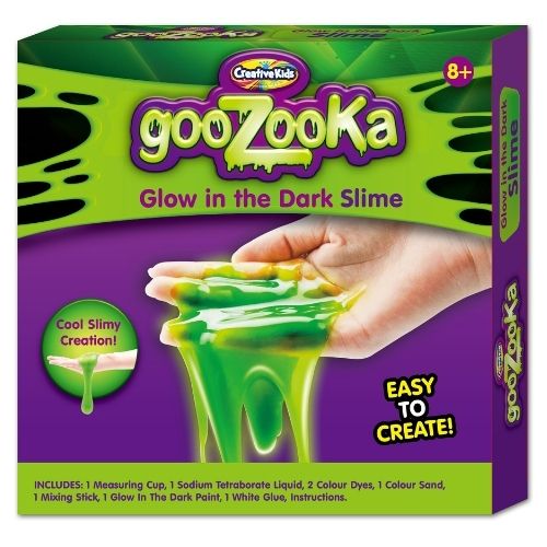 Goozooka Glow In The Dark Slime Kit Arts & Crafts Creative Kids   
