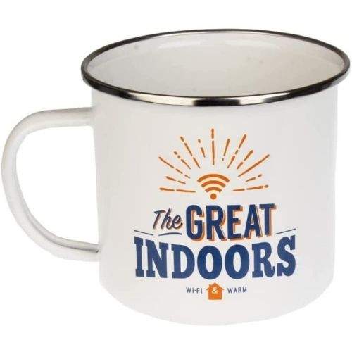 Enamel Personalised Coffee Mug The Great Indoors Mugs FabFinds   