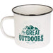 Enamel Personalised Coffee Mug The Great Outdoors Mugs FabFinds   