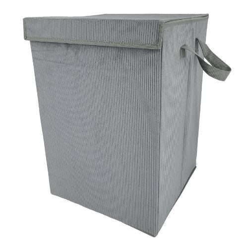 Home Collection Cord Laundry Box Assorted Colours Storage Boxes Home Collection Grey  