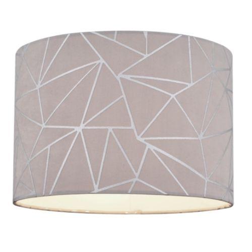 Home Collection Fractal Velvet Shade Assorted Colours Home Lighting FabFinds   
