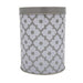 Geometric Pattern Kitchen Canister Grey/White Kitchen Storage FabFinds   