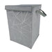 Home Collection Velvet Laundry Box Assorted Colours Storage Boxes Home Collection Grey  
