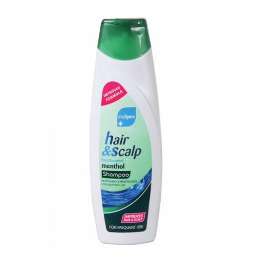 Medipure Hair & Scalp Anti-Dandruff Menthol Shampoo 400ml Shampoo & Conditioner Xpel   