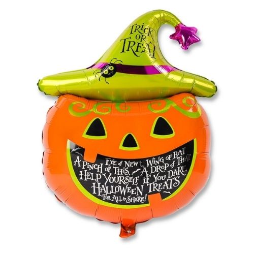 Halloween Pumpkin Foil Balloon Halloween Decorations FabFinds   