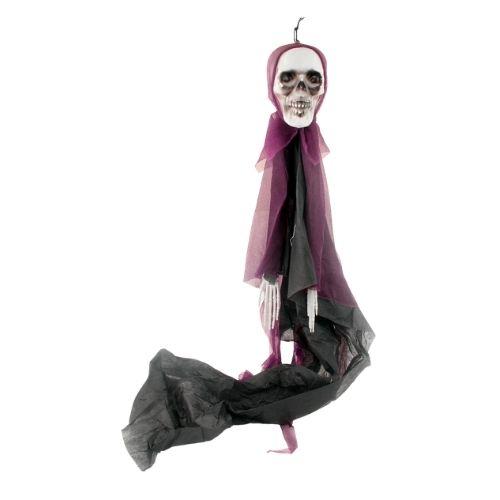 Halloween Hooded Floating Skeleton L36in Halloween Accessories FabFinds Purple  