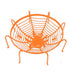 Halloween Haunted House Spiders Web Basket Assorted Colours Halloween Accessories FabFinds Orange  