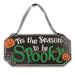 Halloween Sign 'Tis The Season To Be Spooky' Halloween Decorations FabFinds   