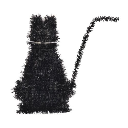 Halloween Tinsel Black Cat Decoration Halloween Decorations FabFinds   