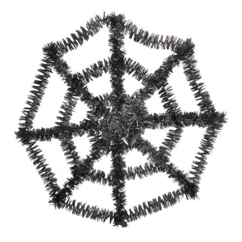 Halloween Tinsel Spider's Web Decoration Halloween Decorations FabFinds   