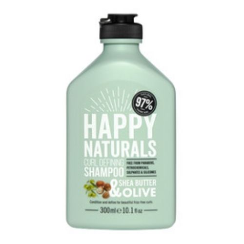 Happy Naturals Shea Butter & Olive Curl Defining Shampoo 300ml Shampoo happy naturals   