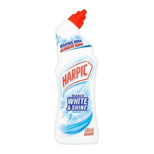 Harpic White and Shine Original Bleach 750ml Toilet Cleaners Harpic   