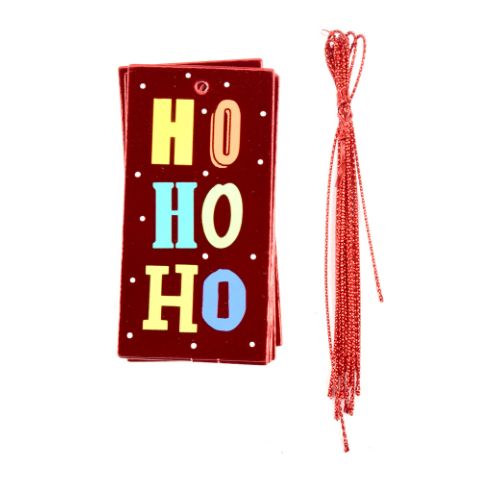 Santa Wrapped This Rectangular Christmas Gift Tags 20pk Christmas Tags & Bows FabFinds   