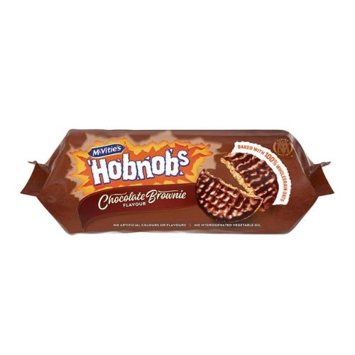 McVitie's Hobnob's Chocolate Brownie 262g Biscuits & Cereal Bars McVities   