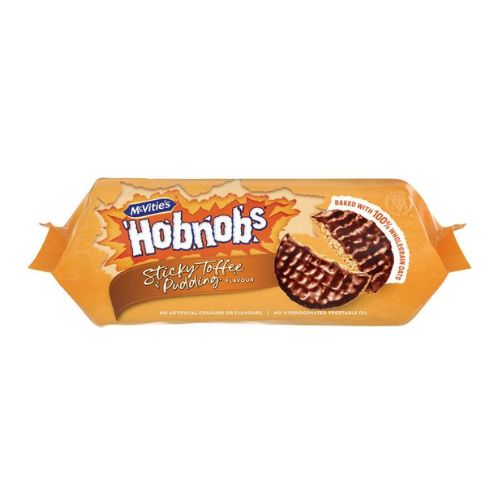 McVitie's Hobnob's Sticky Toffee Pudding 262g Biscuits & Cereal Bars McVities   