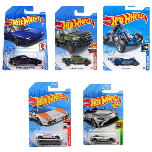 Hot Wheels Toy Cars Assorted Colours FabFinds - Main Image