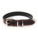 Hounds Chelsea Contrast Stitch Leather Collar Black Dog Accessories Hounds Small  