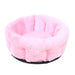 Hounds Faux Fur Circular Pink Pet Bed Petcare Hounds   