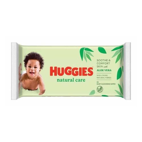 Huggies Natural Care Aloe Vera Baby Wipes 56 Pk Wipes Huggies   