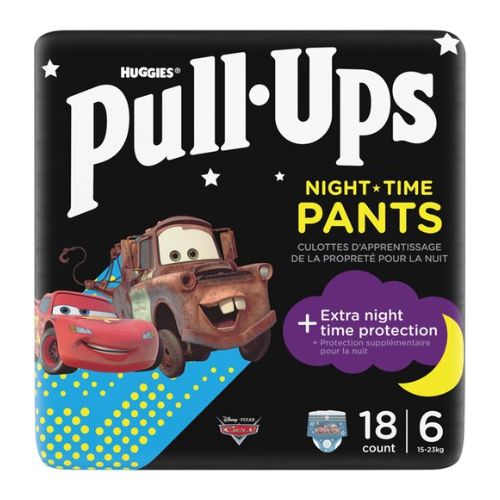 Huggies Cars Pull Up Night Time Pants 18 Pk baby Huggies   