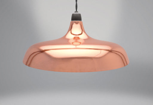 Coolie Dome Retro Pendant Light Shade Home Lighting FabFinds Copper  