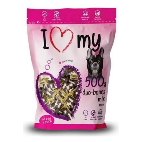 I Love My Dog Duo Bone Mix 500g Dog Food & Treats I Love My Dog   