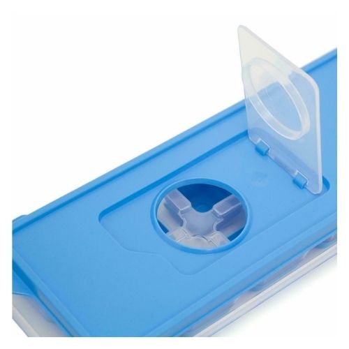 Ice Cold Ice Cube Mould With Lid 12 Cubes Assorted Colours Ice Cube Trays Excellent Houseware   