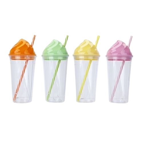 Colourful Ice Cream Shaped Drink Cup Mugs PMS   