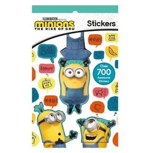 Illumination Minions The Rise Of Gru Stickers 700 Pk Kids Stationery Design Group   