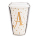 Initial White & Gold Travel Mug A Gold 15cm Mugs Candlelight   