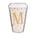 Initial White & Gold Travel Mug M Gold 15cm Mugs Candlelight   