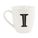 Black and White Initial Hugga Mug Assorted Letters 11cm Mugs FabFinds I  